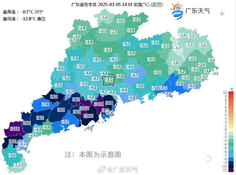 气温速降！冷空气持续补充，广东湿冷持续至→