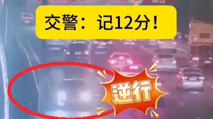 晚高峰一男子突然高速掉头逆行！交警一问，司机竟是为了……