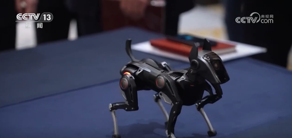 机器狗、读码器、种子……代表们秀“宝贝” 展示向“新”实力