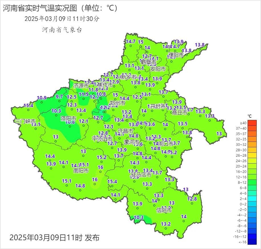 热！明天，河南信阳等地冲击25℃+