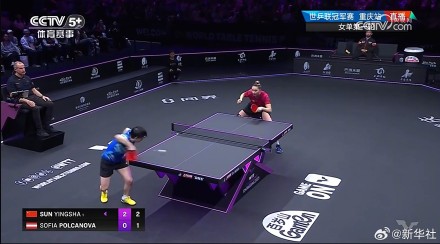 WTT重庆冠军赛：孙颖莎晋级16强
