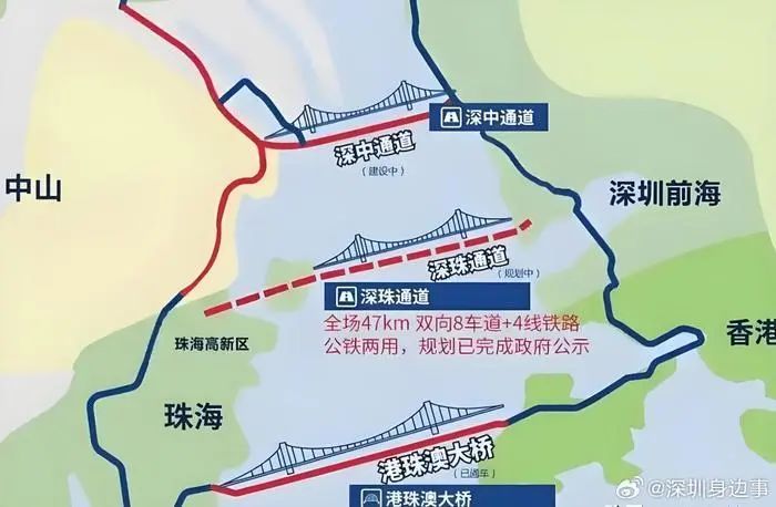 大湾区“超级工程”深珠通道,最新进展→ 大湾区“超级工程”深珠通道,最新进展→