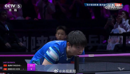 孙颖莎胜杜凯琹