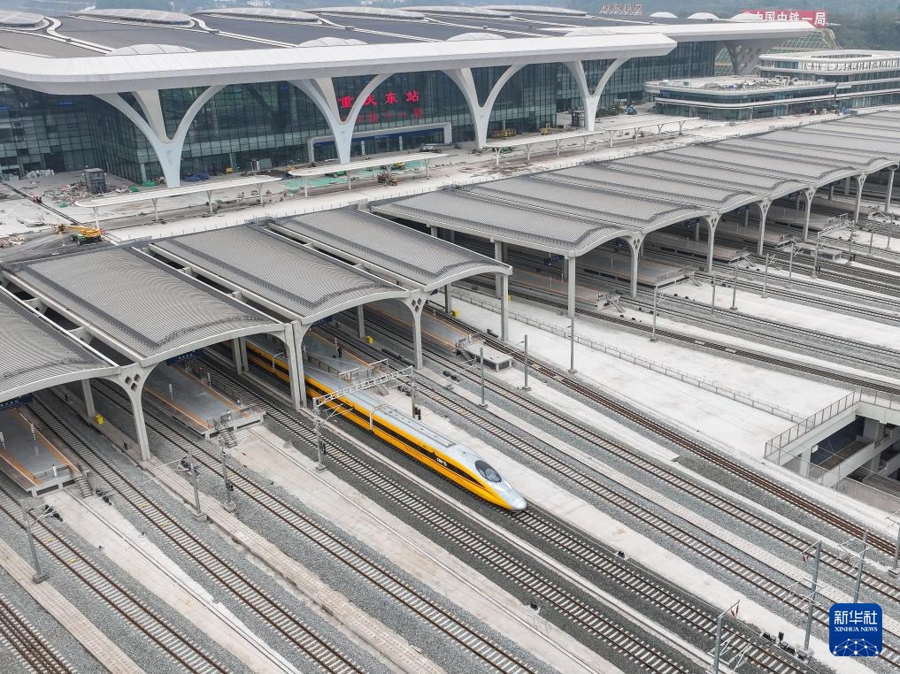 渝厦高铁重庆段高速综合检测列车上线 渝厦高铁重庆段高速综合检测列车上线