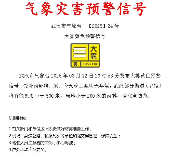 雨雨雨雨雨雨……跌至-1℃，冷空气抵达武汉