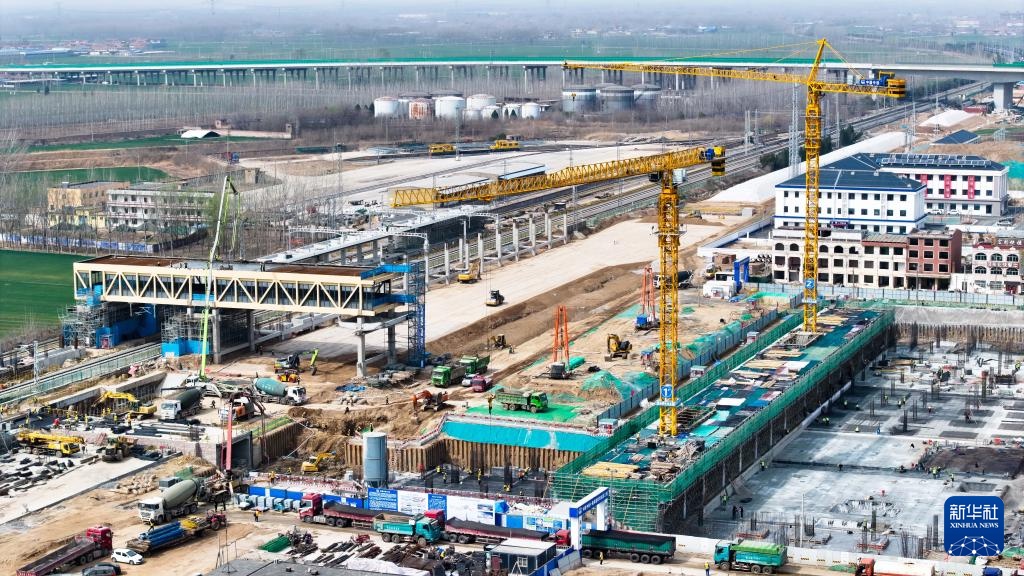 雄商高铁郓城至梁山段建设忙 雄商高铁郓城至梁山段建设忙