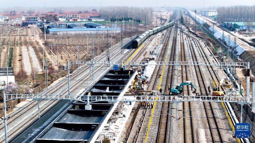 雄商高铁郓城至梁山段建设忙 雄商高铁郓城至梁山段建设忙