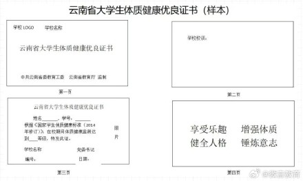 云南在92所高校推行“身体倍儿棒”证书 云南在92所高校推行“身体倍儿棒”证书