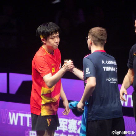 恭喜!王楚钦进8强 恭喜!王楚钦进8强