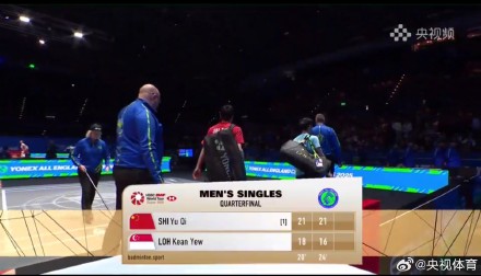 实力强劲！石宇奇2比0骆建佑