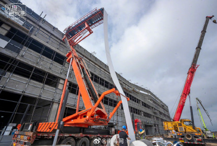 海南卫星超级工厂加紧施工