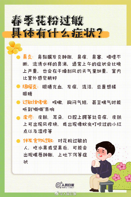 转发周知！春季花粉过敏防护知识点