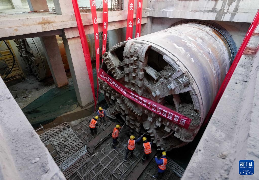 河北石家庄地铁5号线建设正酣 河北石家庄地铁5号线建设正酣