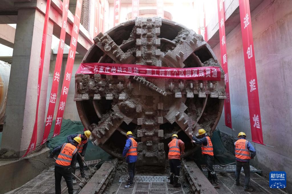 河北石家庄地铁5号线建设正酣 河北石家庄地铁5号线建设正酣