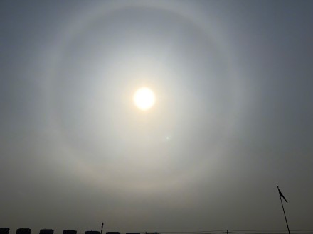 快看！辽宁铁岭等地出现日晕景观