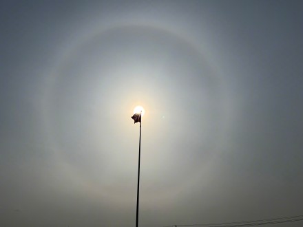 快看！辽宁铁岭等地出现日晕景观