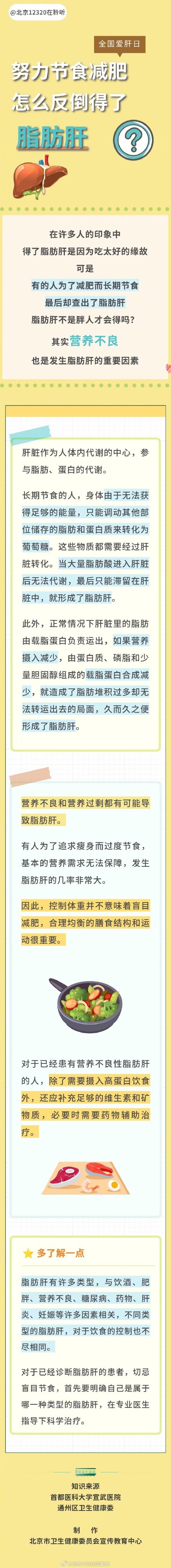 努力节食减肥，怎么反倒得了脂肪肝？
