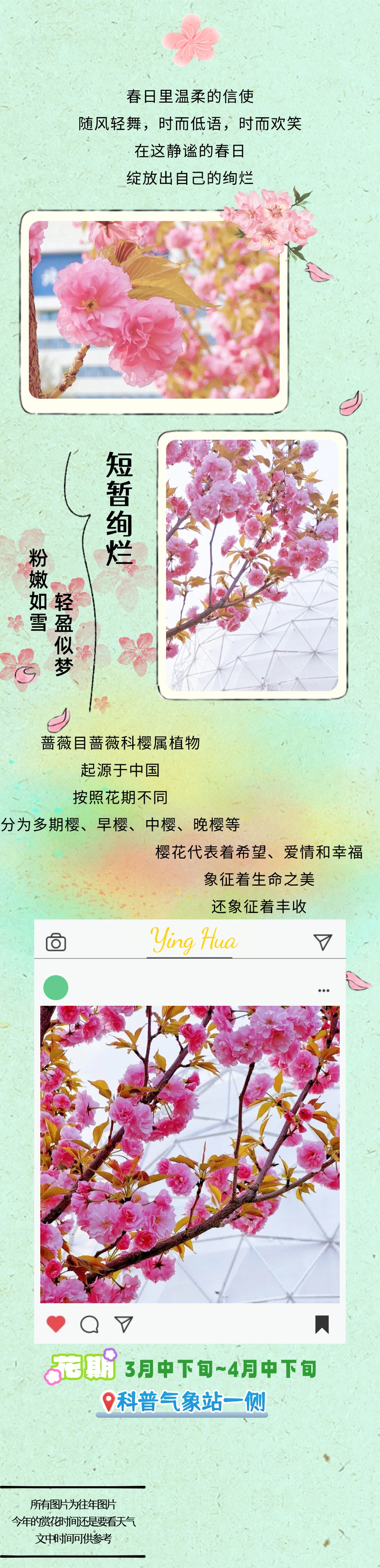 镜头下的北京科学中心 | 春日赏花图鉴