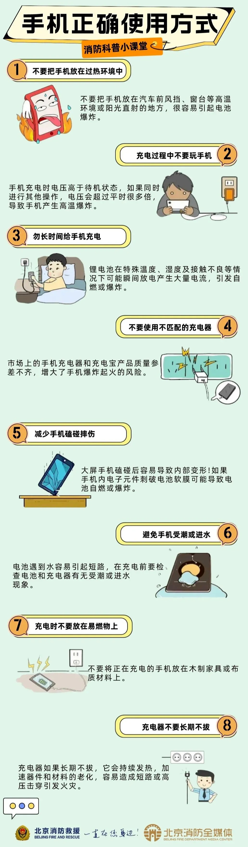 危险!手机充电,千万不要这样做! 危险!手机充电,千万不要这样做!
