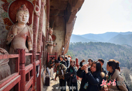 天水景区旅游人气旺 天水景区旅游人气旺