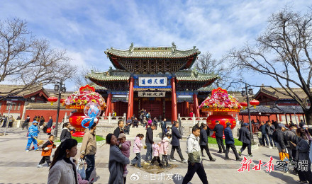 天水景区旅游人气旺 天水景区旅游人气旺