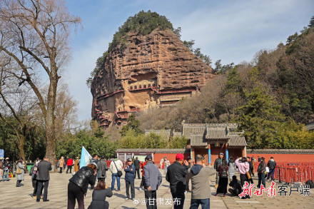 天水景区旅游人气旺 天水景区旅游人气旺