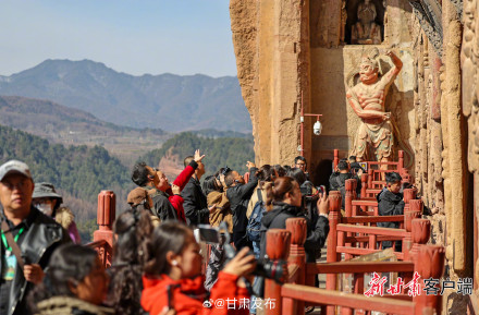 天水景区旅游人气旺 天水景区旅游人气旺
