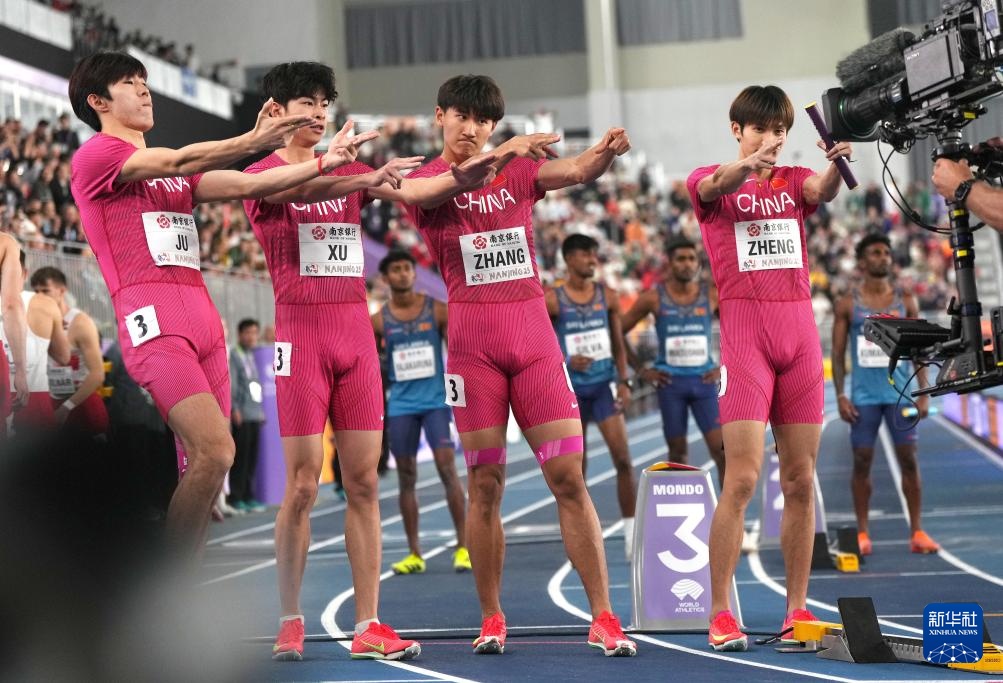 南京室内世锦赛：中国队破男子4x400米接力全国纪录