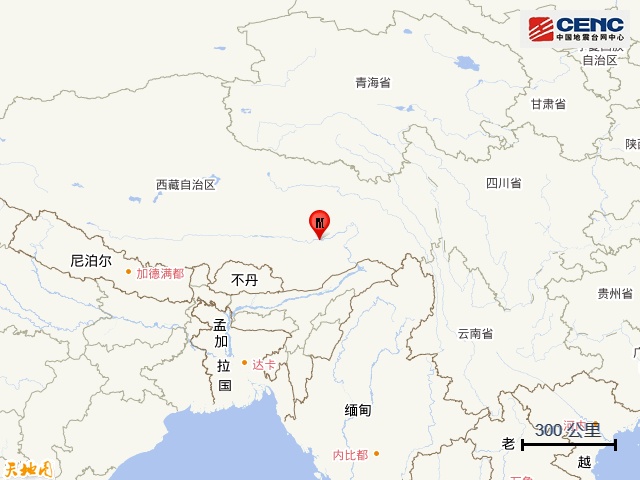 5分钟内,西藏一地连发两次地震 5分钟内,西藏一地连发两次地震