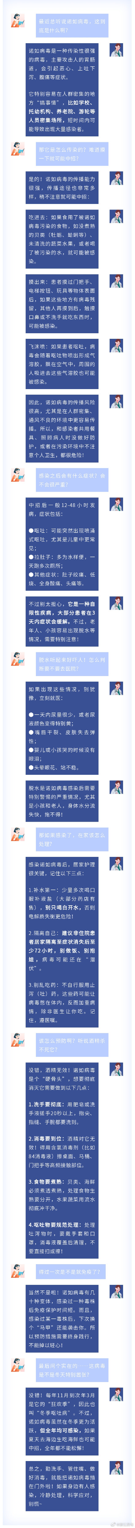 关于诺如病毒的8个关键问题
