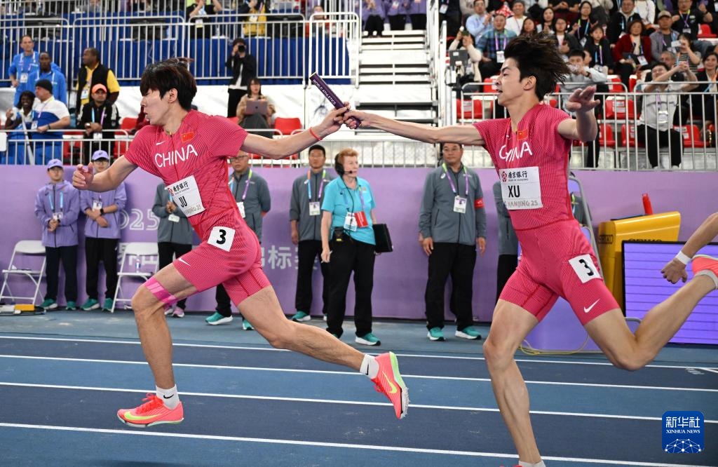 南京室内世锦赛：中国队破男子4x400米接力全国纪录