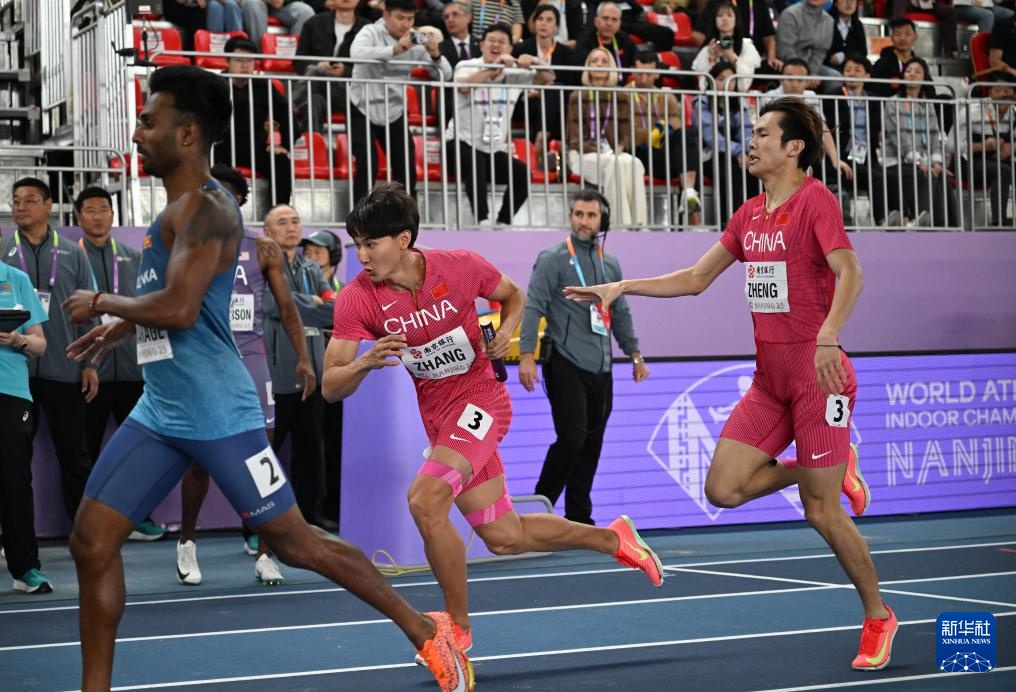 南京室内世锦赛：中国队破男子4x400米接力全国纪录