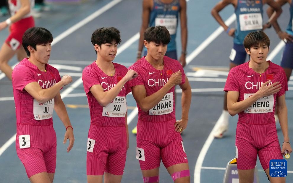 南京室内世锦赛：中国队破男子4x400米接力全国纪录