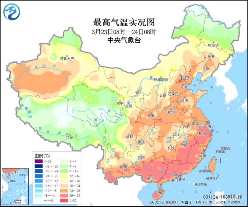 持续升温后天气将转折 25日至29日寒潮将影响我国