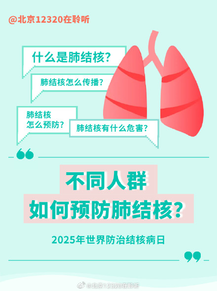 不同人群如何预防肺结核？