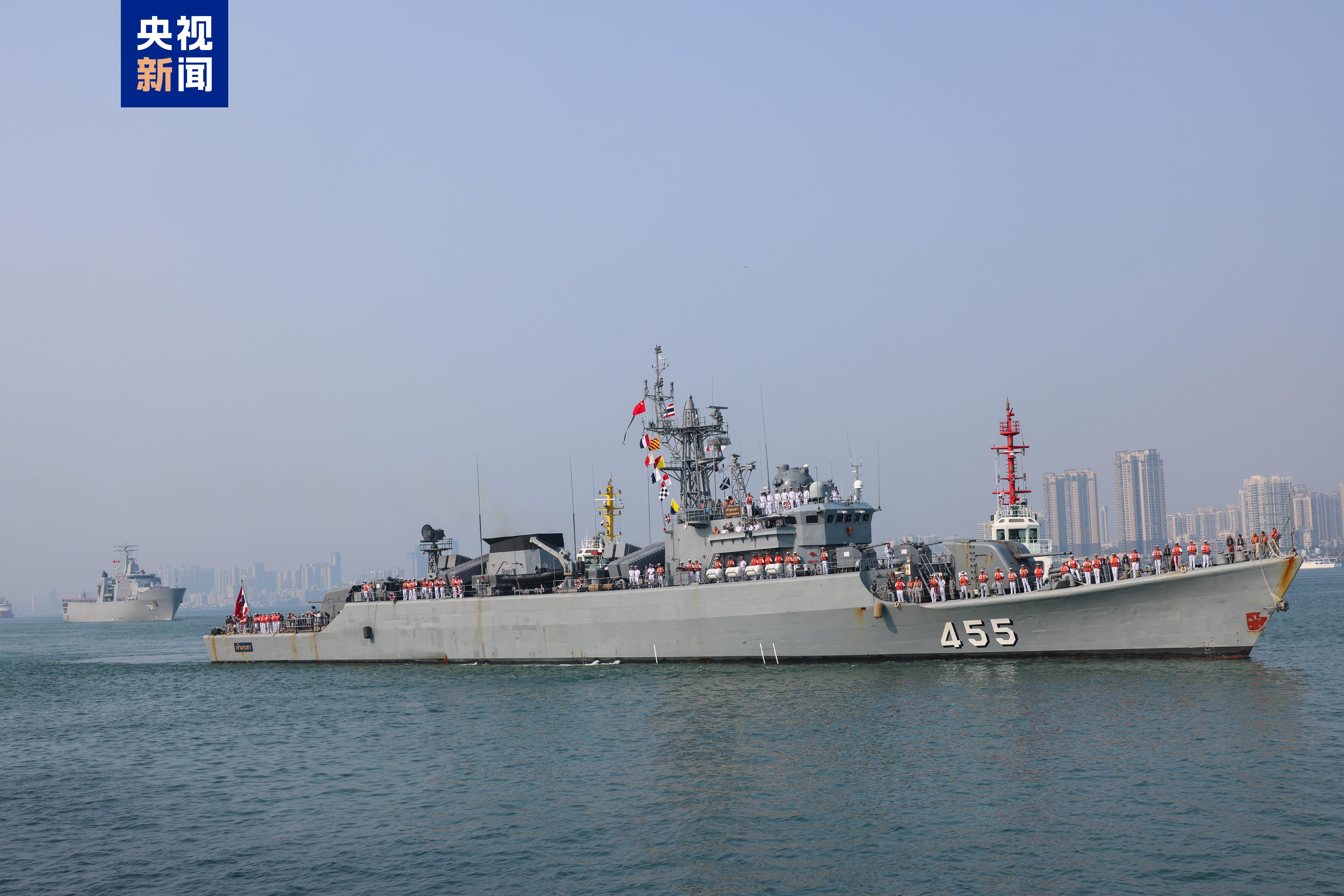 中泰海军联合训练将举行 泰方联训兵力抵达湛江 中泰海军联合训练将举行 泰方联训兵力抵达湛江