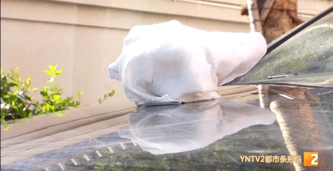 吓出冷汗！二楼扔下一包湿纸巾竟砸凹盆体！有点震撼……
