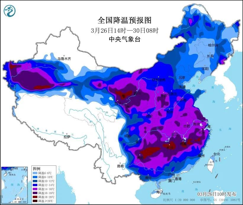 三月份连续两天30度+，上海首次！明天降温降雨，冷空气强势控场