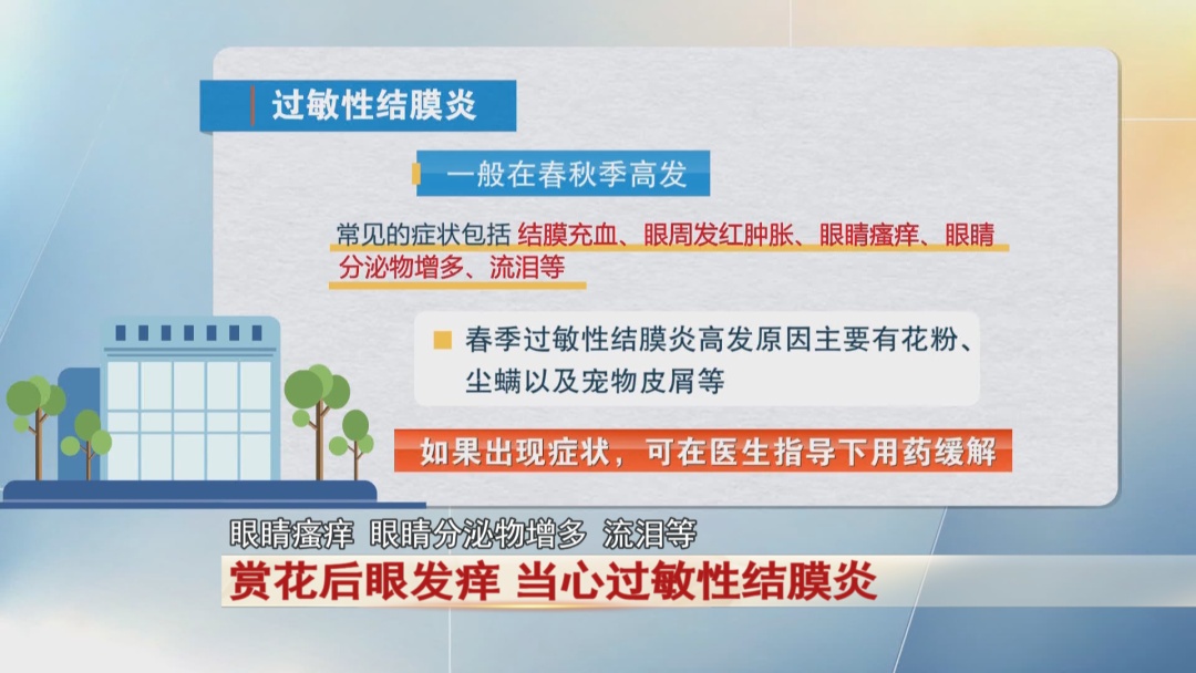赏花后眼睛不舒服,当心这个病! 赏花后眼睛不舒服,当心这个病!