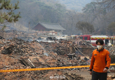 韩国山火死伤人数升至65人 韩国山火死伤人数升至65人