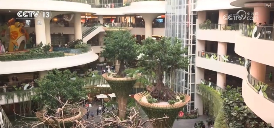 天鹅、梅花鹿、绿植……“公园+商业”凭实力圈粉 释放消费“新”潜力