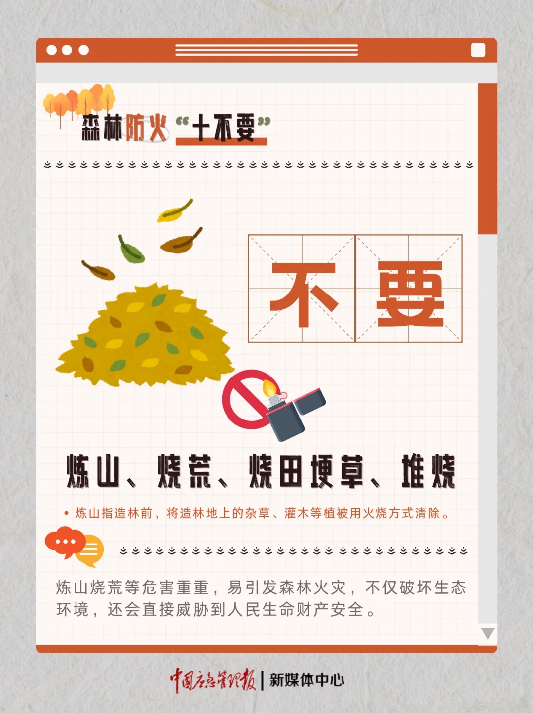 祭祀烧纸引发山火，姚某某被行拘！