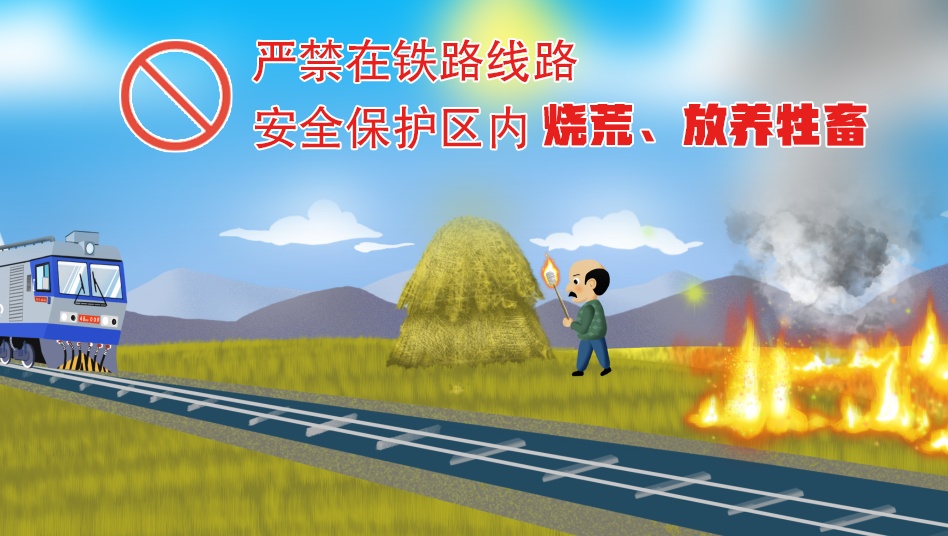 真罚！铁路线路旁可别这么干！