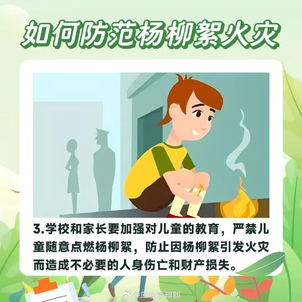 杨柳絮飘飞 请注意防范 杨柳絮飘飞 请注意防范