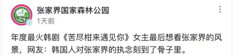 “明年我们去张家界看落叶” 热播剧掀起张家界旅游热