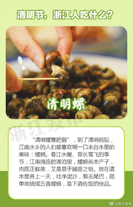 清明节，浙江人的餐桌上有什么？