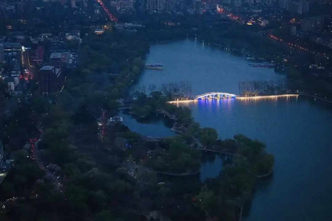 春花“顶流”限时开启夜间梦幻模式！玉渊潭公园，亮了！速来！