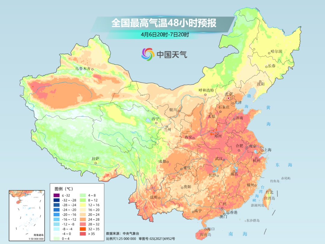 清明假期后，这些地方将热得如同常年6月！