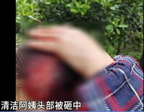 头破血流，广州一地天降啤酒瓶，阿姨被砸中