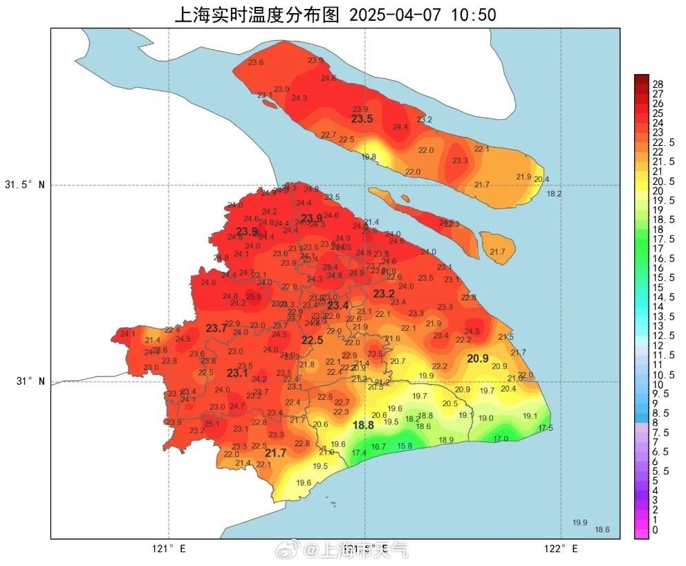 气温快速上升！上海将连续3天热到28℃